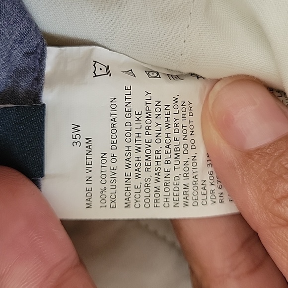 NWT NAUTICA Deck Shorts, Classic Fit, SIZE 35, color:True Stone - Picture 9 of 14